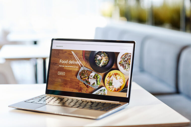 Afbeelding website food delivery